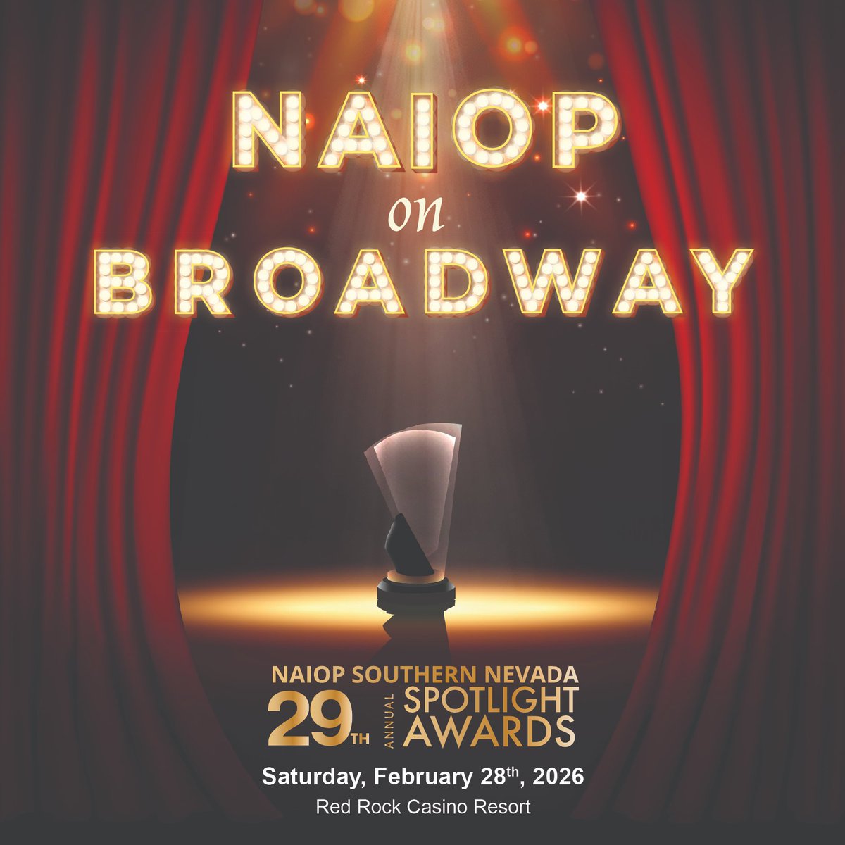 Our 29th Spotlight Awards is right around the corner and our sponsorships are going fast! Don’t miss out and reserve one of the limited number of event sponsorships still available at naiopnvevents.org/event-6214073. #SpotlightAwards #CRE #SNVCRE #NAIOP #NAIOPSNV