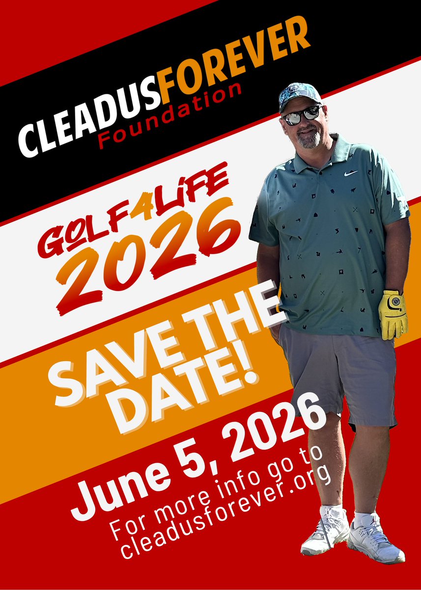 Set your calendar for June 5th and the 2nd annual CleadusForever Golf4Life!