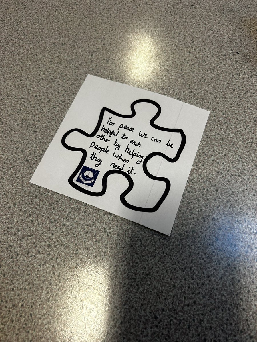 Y6 celebrated a special prayer and liturgy today, as we joined with our cluster schools to ‘Pray for Peace’. 4 children read beautifully, we shared a special prayer and thought of ways to promote peace in our school 🙏<a href="/OSJ_RE/">OSJ_RE</a>