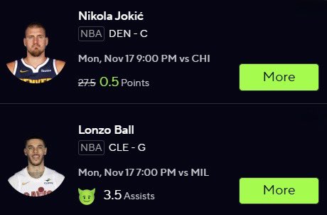 SpideyParlay's tweet photo. 🚨 The Joker FREE Square 🚨

Lonzo Ball o3.5 Asts
• MIL allow the 3rd-MOST Assists PG in L7 Games

Feel free to take his regular line, just took his goblin to be safe 🤝

💚 𝐈𝐅 𝐓𝐀𝐈𝐋𝐈𝐍𝐆 https://t.co/HewMZ9UGOZ