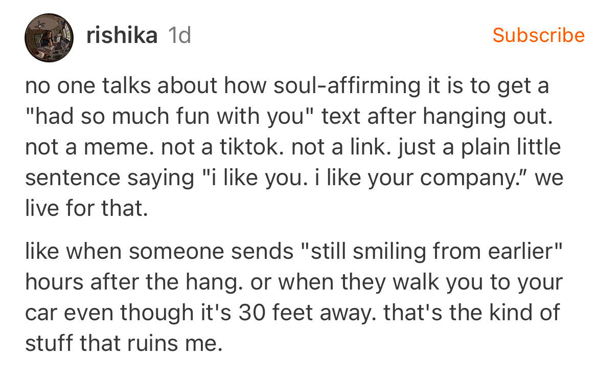 TheArtidote's tweet image. shout out to those who who out of their way to create little soul-affirming moments ✨