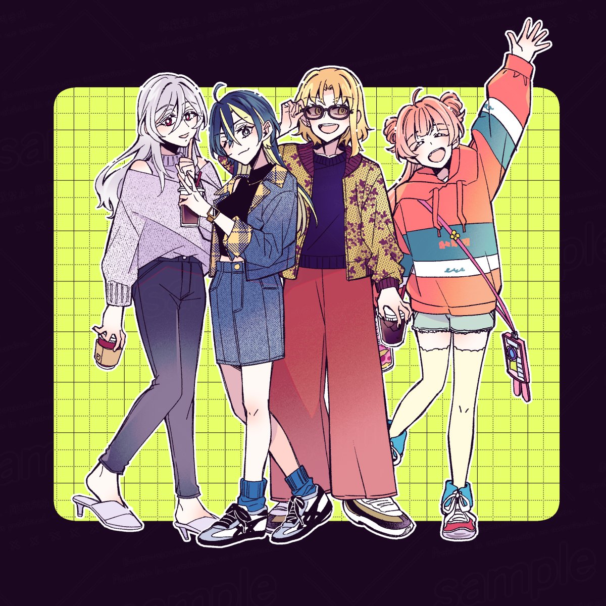 「オタクに見つかった時のアイドルの反応シリーズ」|矢嶋こずみのイラスト