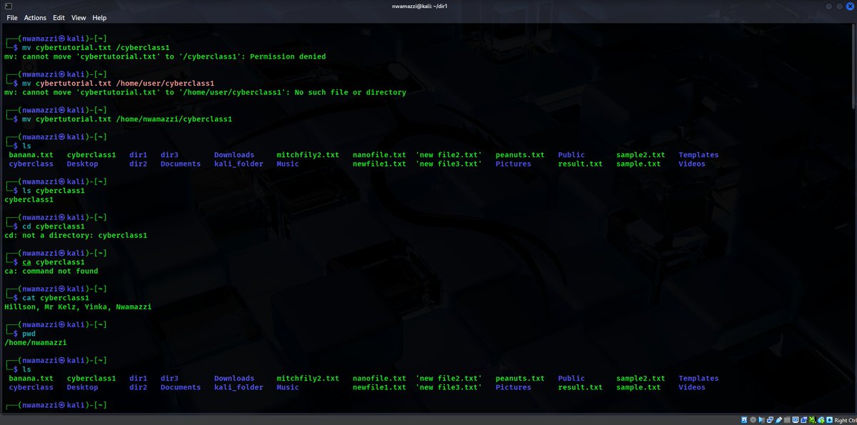 x_mitchh's tweet image. 44% of #100DaysOfCyberSecurity.
I had an interactive class with my study group today where I taught basic Linux commands and also learned a lot from them as well. @ireteeh @segoslavia @Nnajikenechi