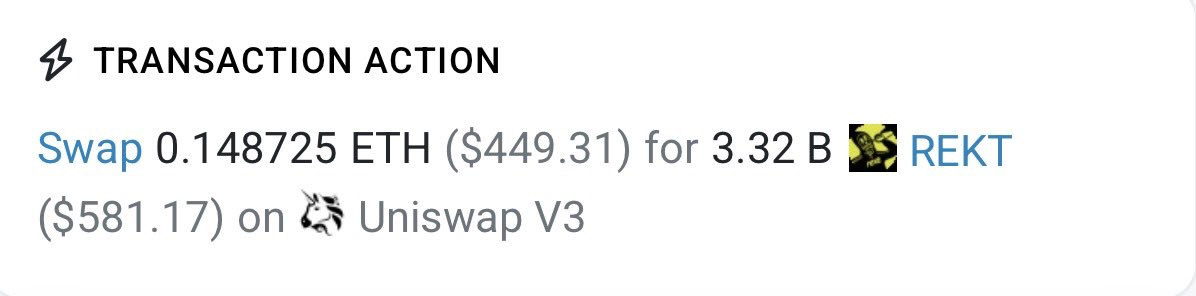 You can just get a discount for buying good things! 🫡

$REKT WORLD DOMINATION