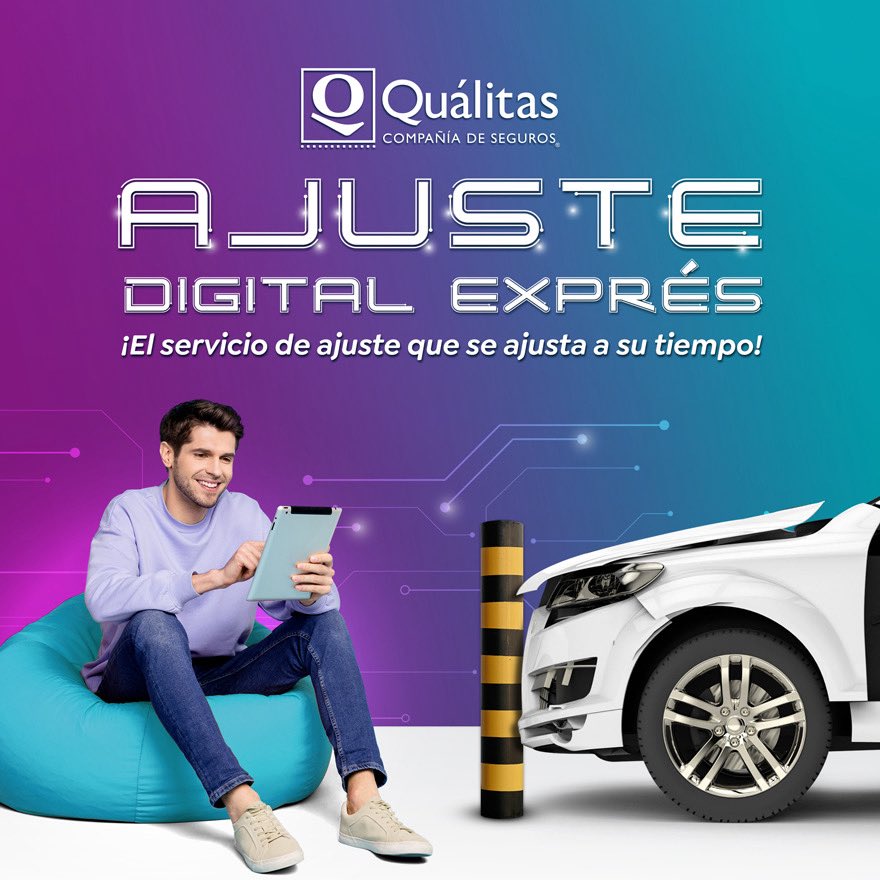 Con Ajuste Digital Exprés, la atención de siniestros es más rápida y eficiente.
Apóyate en la tecnología de Quálitas.
📞 800 800 2021

#AjusteDigitalExprés #AseguramosAutosCuidamosPersonas