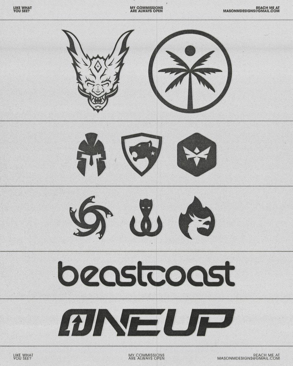 Some logos &amp; type I've designed