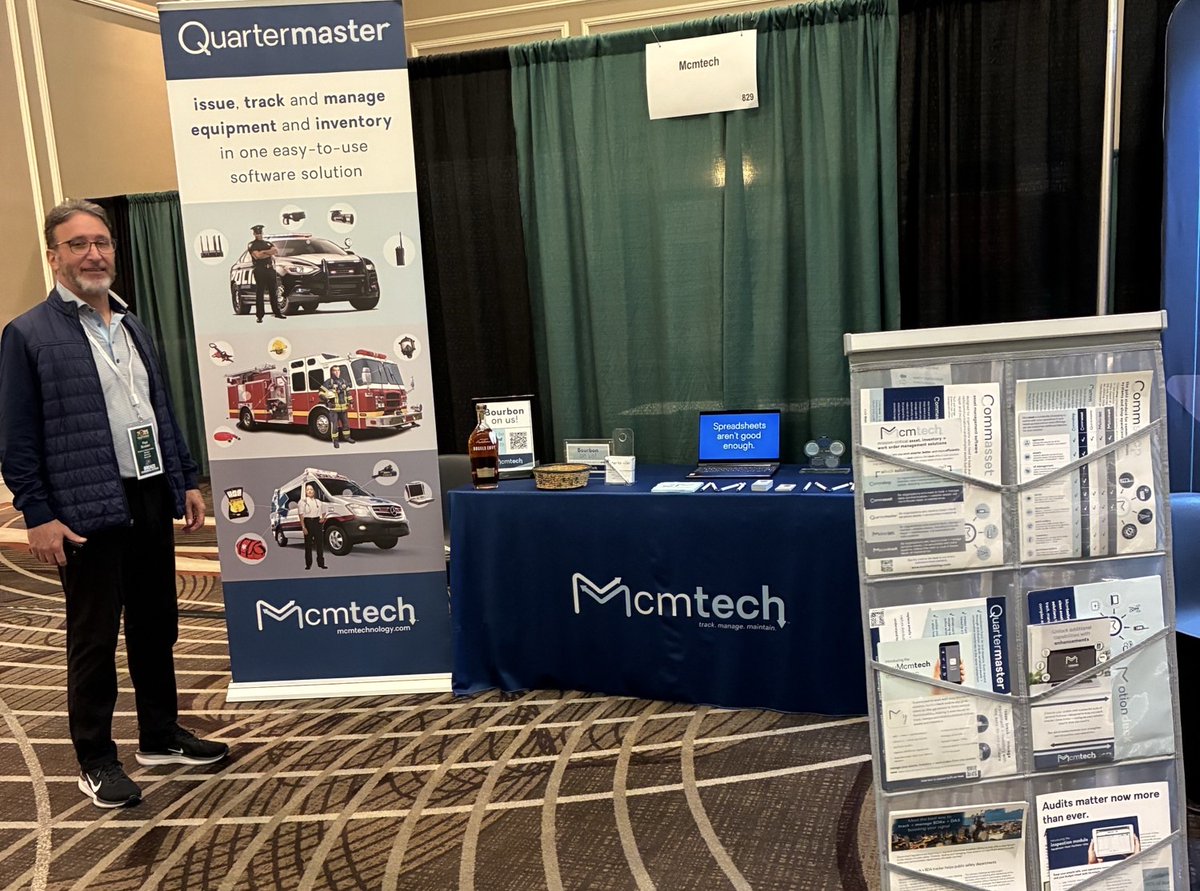 MCM_Tech's tweet image. We’re here at @FLSheriffs Exec. Lead. Conf! Come say hi to see how we help sheriffs streamline asset, inventory + work order ops. Visit mcmtechnology.com/industries/she… to learn more!

#Mcmcommunity #PublicSafetyTech #FSAConference #mcmsheriff #MissionCritical #trackmanagemaintain