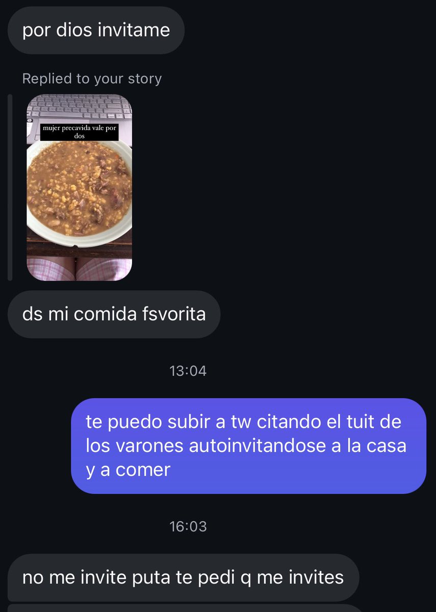por lo menos pidió q lo inviten