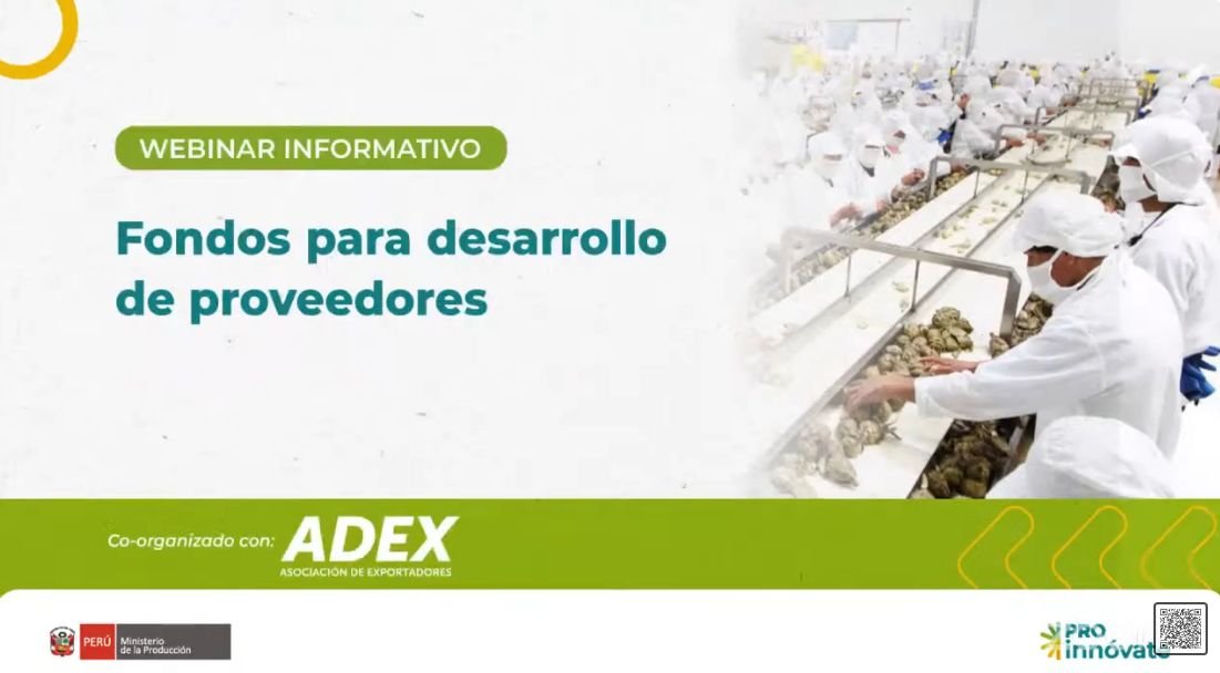 ProInnovate_'s tweet image. #Video | Charla virtual informativa del Concurso Programa de Desarrollo de Proveedores con Enfoque Circular, convocado por el programa #ProInnóvate del @MINPRODUCCION . 
Vea el video aquí 👉 youtube.com/live/kSD9Op2St…