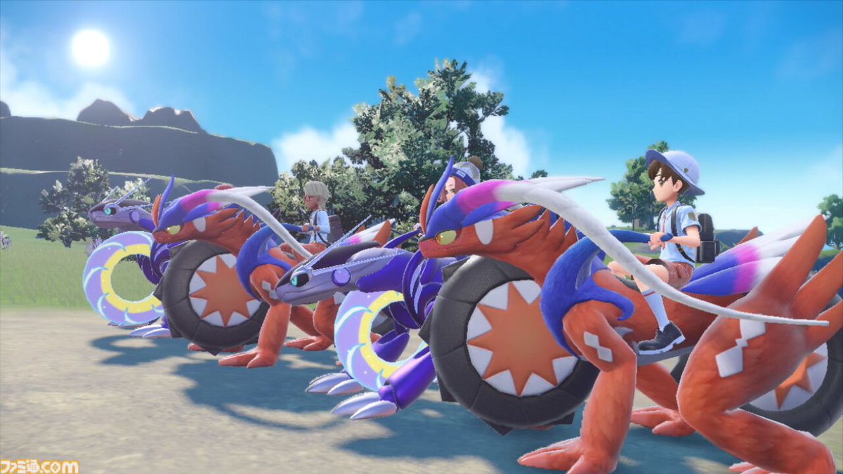famitsu's tweet photo. 【今日は何の日？】
2022年11月18日『ポケットモンスター スカーレット・バイオレット』が発売。今年で3周年
https://t.co/r17Mx5HkMw

感動の物語に多くの人が涙した初のオープンワールド作品。エド・シーランの楽曲やナンジャモが話題になった。

#ポケモンSV https://t.co/rUfAgRLDyR