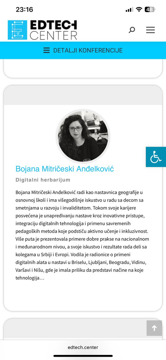 MitriceskiB's tweet photo. Konferencija Digitalno obrazovanje 2025 @EdtechCenterWB održana je online 24. i 25. oktobra 2025. Prezentaciju digitalni herbarijum @slajovic i ja predstavile smo, više na https://t.co/PsUfKvtm1i 🍀🌲🌴🌿🌳🌱🍁 https://t.co/l84XXkIj7y