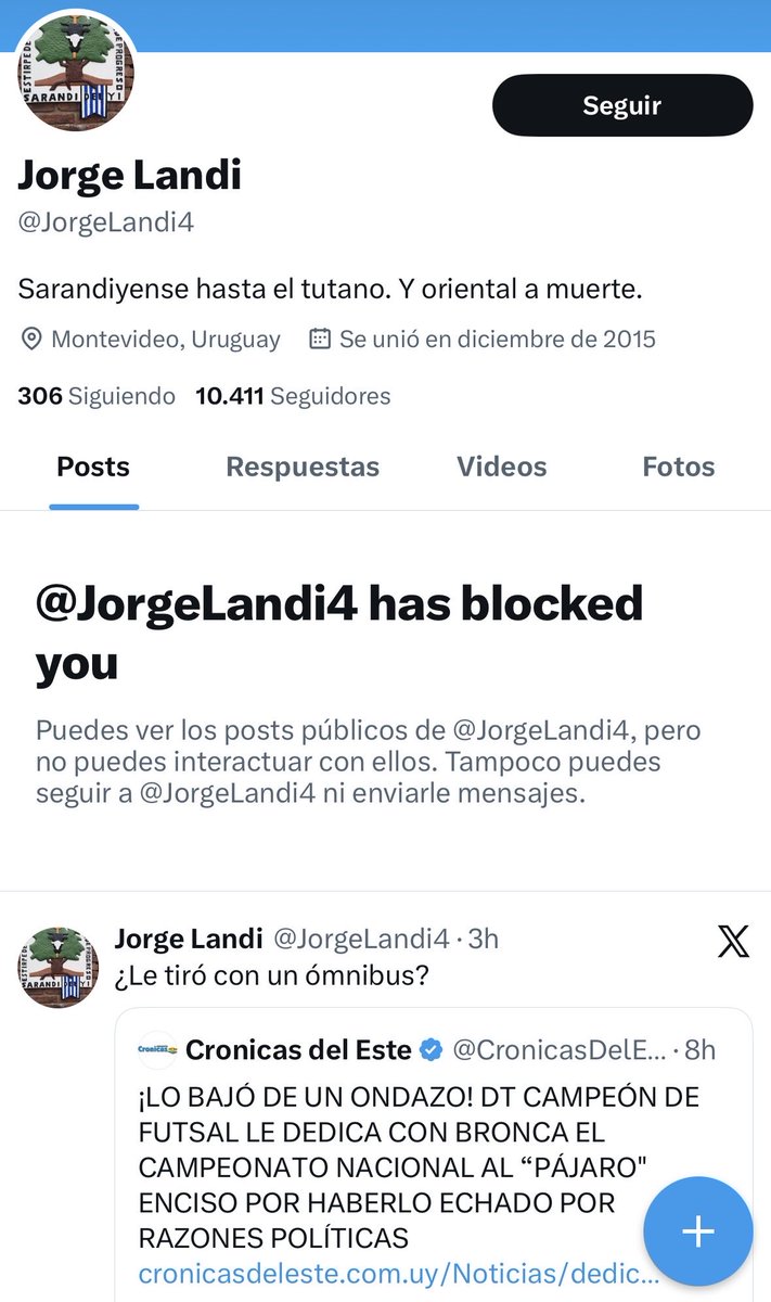 Repetimos, cuidado con este caballero, que además de mentiroso y calumniador, es un cobarde.