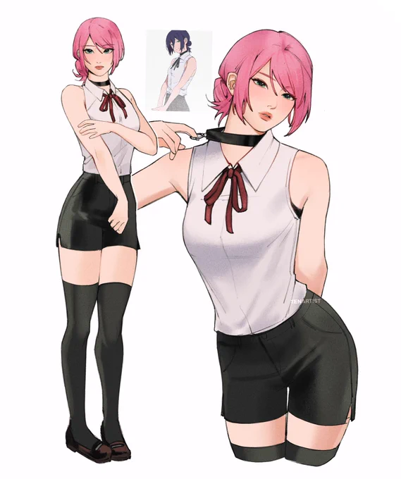 sakura in reze's outfit #csm #sakura