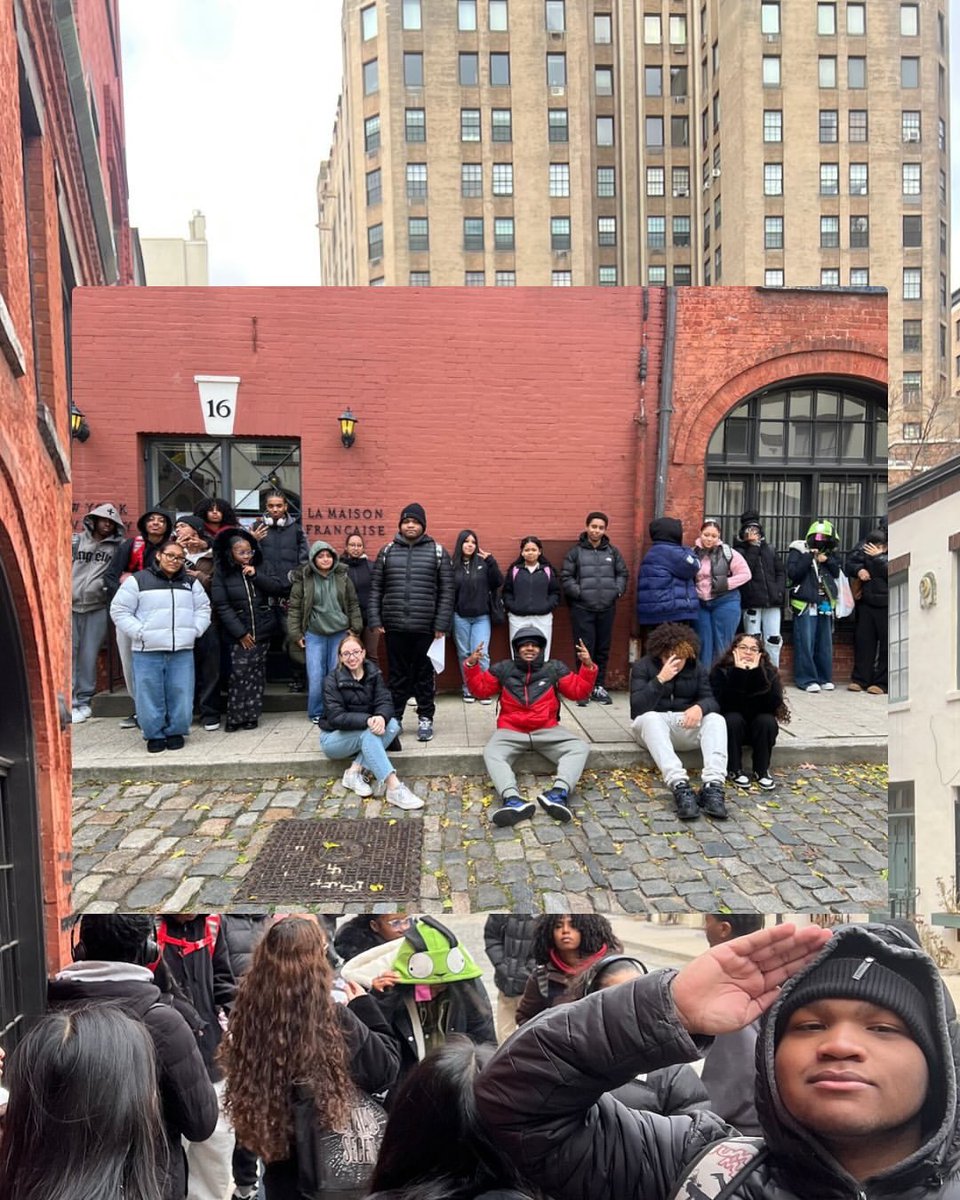 SuptCheng_CIOB's tweet image. The Facing History School took its French classes on their second annual trip to Maison Française. Students explored the gallery, learned about Arman, completed a scavenger hunt, and even won trivia prizes. 🇫🇷#TheFacingHistorySchool #FrenchClass #MaisonFrançaise #StudentLearning