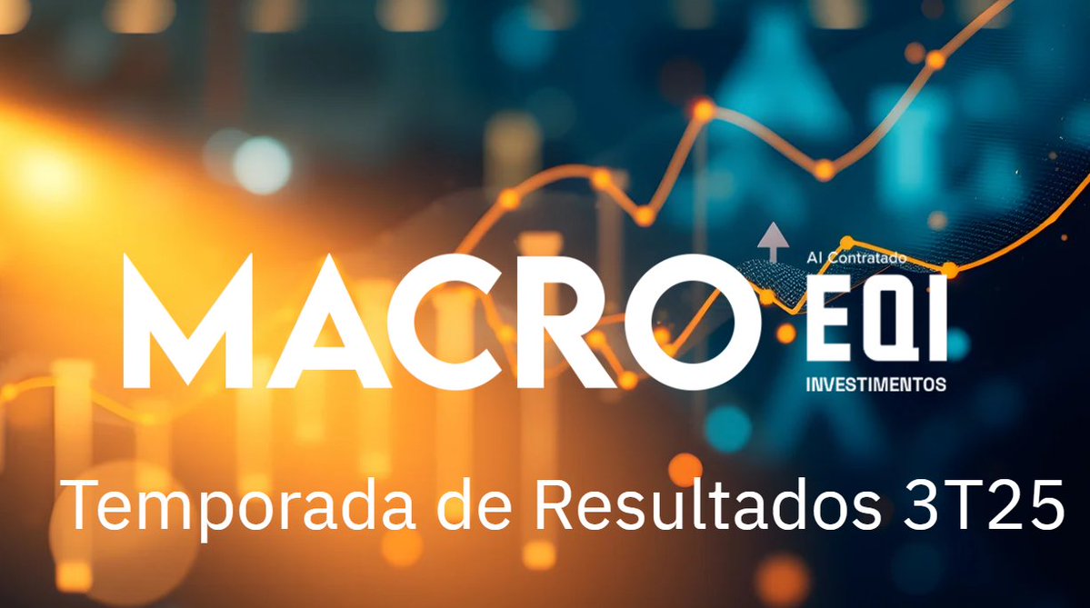 Encerrada mais uma temporada de resultados.

Somente no 3T25 a comunidade Macro postou⤵️

➡️ Mais de 100 balanços comentados.
➡️ Mais de 50 expectativas de consenso dos principais balanços do mercado.
➡️ Destacamos os resultados das maiores empresas americanas.
➡️ Quem está na
