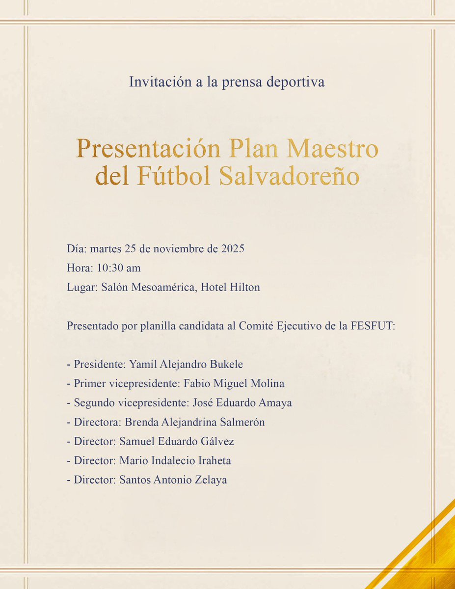 Yamil Bukele tweet media