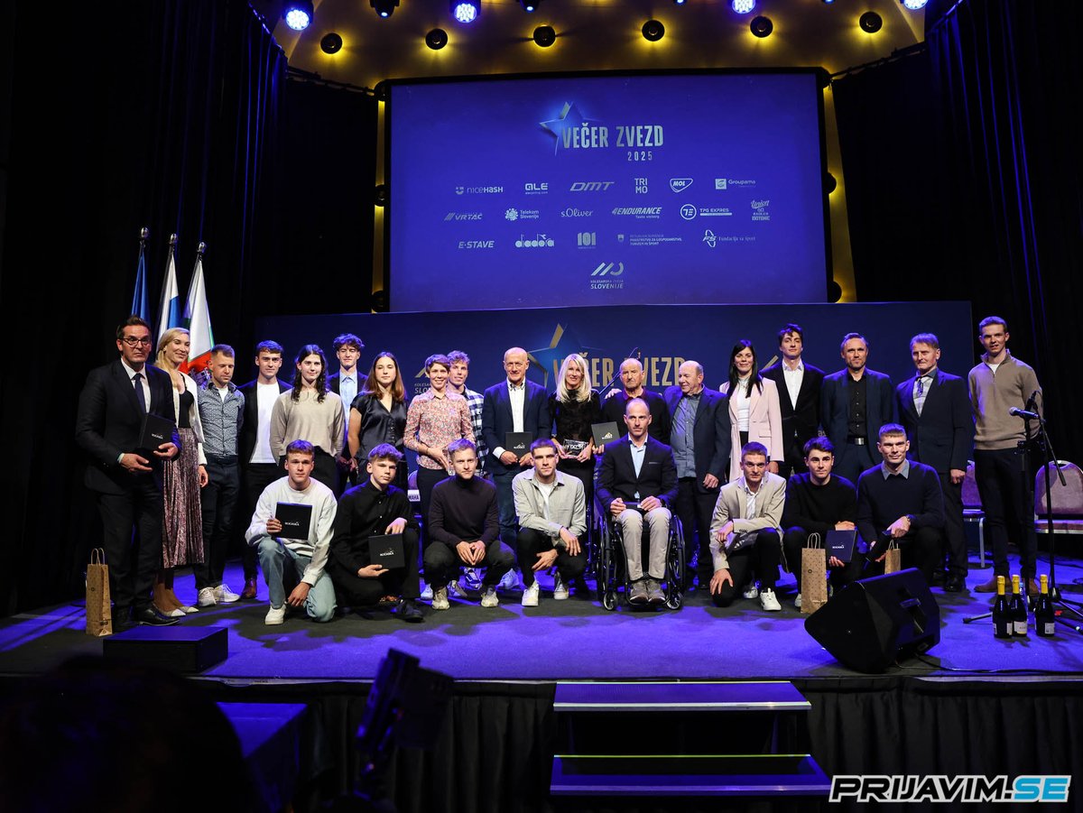 Večer zvezd 2025: kolesar leta Tadej Pogačar, kolesarka Urška Žigart - prijavim.se - via @prijavim_se prijavim.se/index_page/new…