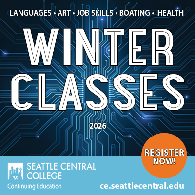 learnatcentral's tweet photo. Connect with bright ideas, skill, and people this winter!
https://t.co/TLIy5K2jSQ
#seattlecentralcontinuingeducation #seattlethingstodo #winter2026 #learnsomethingnew https://t.co/lKVCaPeMLy