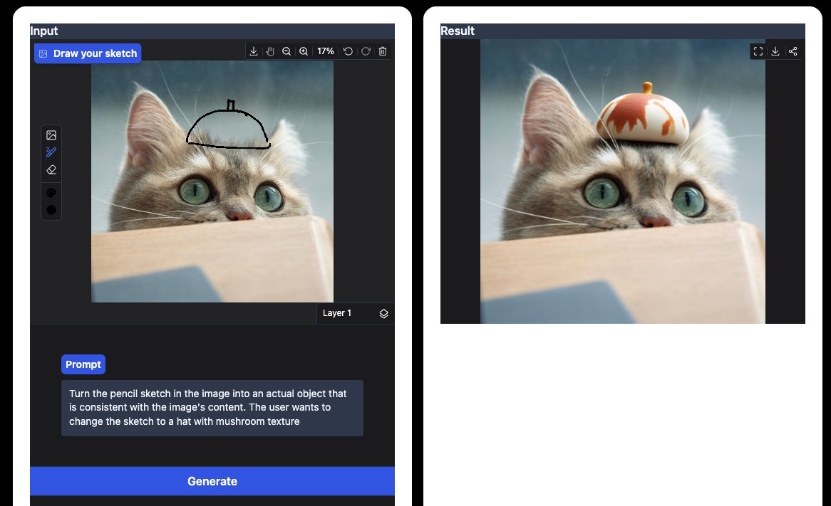 ✨ ChronoEdit Paint Brush LoRA: Bring your scribbles to life!

Come try this fun demo hosted by <a href="/_akhaliq/">AK</a> and see how our new LoRA turns rough sketches into polished edits 👇

huggingface.co/spaces/akhaliq…