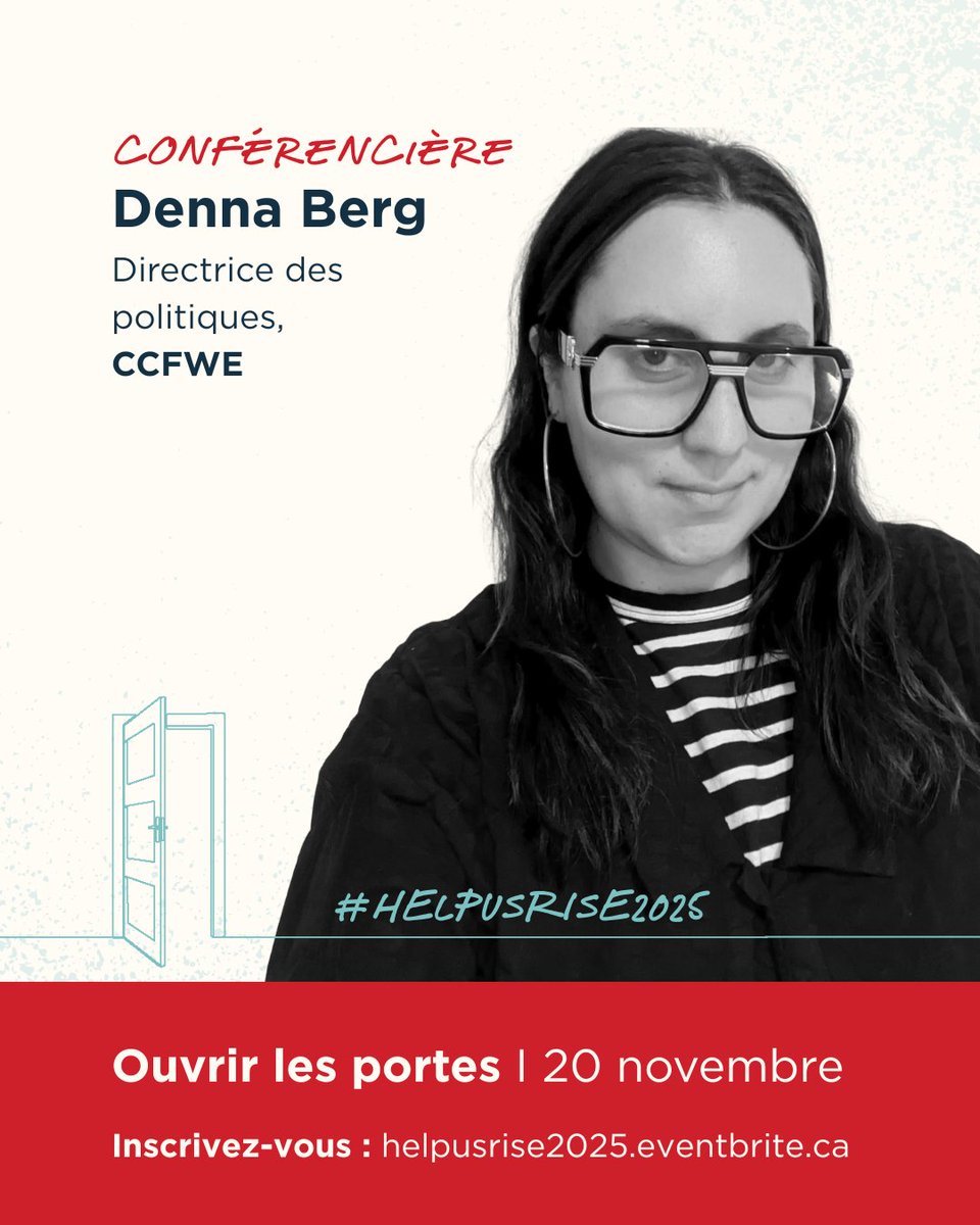 Meet the Speakers: Opening Doors: Making Housing Safer for Survivors

Denna Berg, CCFWE’s Director of Policy, brings 10+ years of experience advancing bold public policy on economic justice, housing security &amp; survivor-centred systems across Canada.

🗓️ Nov 20, 10 AM EST