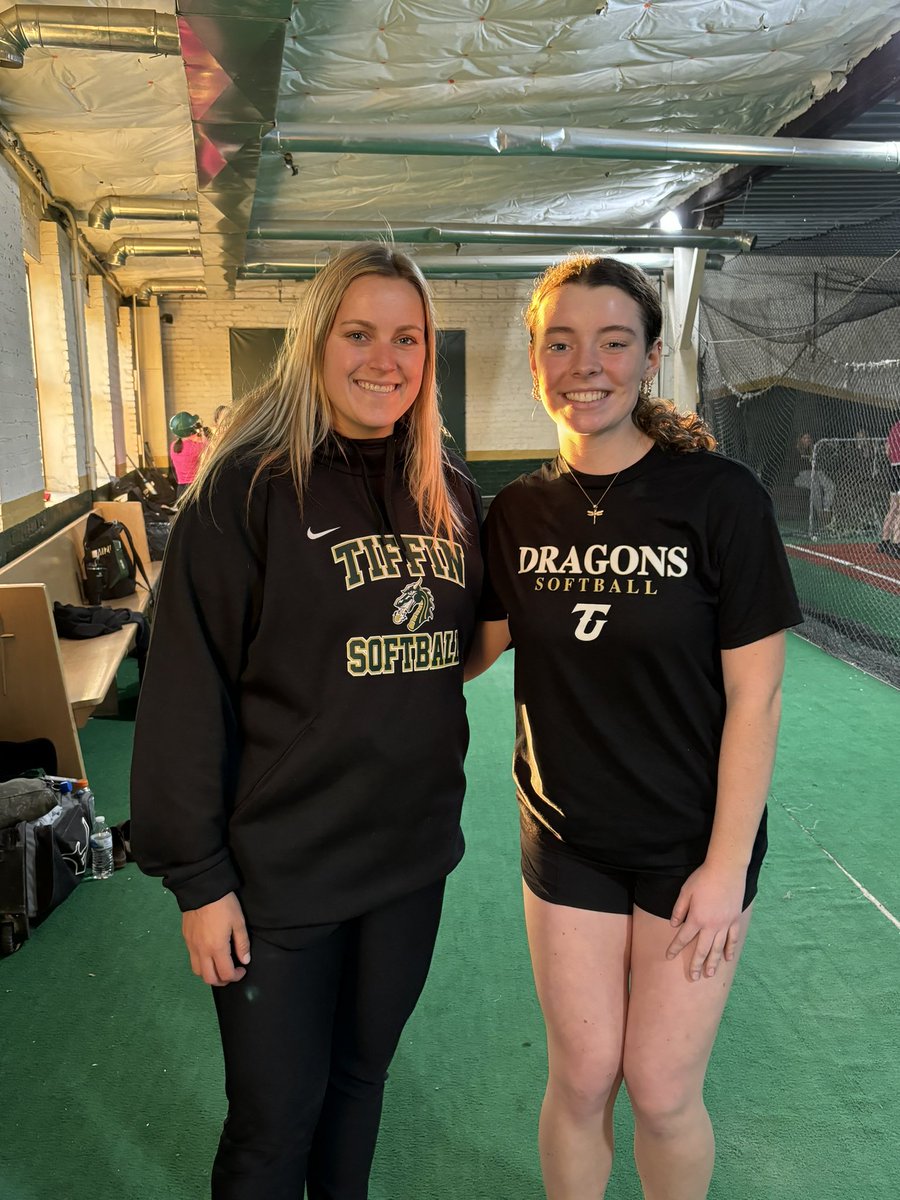 I had a great time visiting Tiffin University! The prospect camp and campus visit were great experiences. I loved getting to witness the team culture and learn from the coaching staff. Thank you Coach <a href="/Paige_McMenemy/">Paige McMenemy</a> and Coach Megan. Go Dragons! <a href="/TiffinUSoftball/">Tiffin University Softball</a> #GoGons #Tiffin