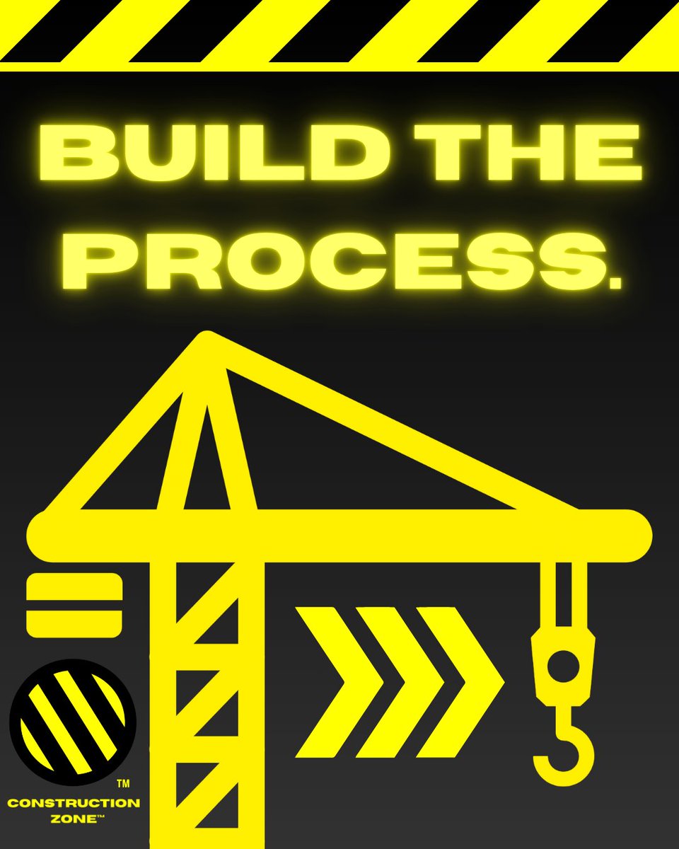 teamneoninc's tweet image. BUILD THE PROCESS. ⚫🟡

Progress begins with process. 

🚧 It&apos;s not enough to have the end goal in mind. To get #InTheZone, you&apos;ve got to designate it.

Luckily, and we&apos;ve got the tools you need -- all for free. 🏗️

Tap in. 👇

🔗 teamneoninc.com/construction-z…