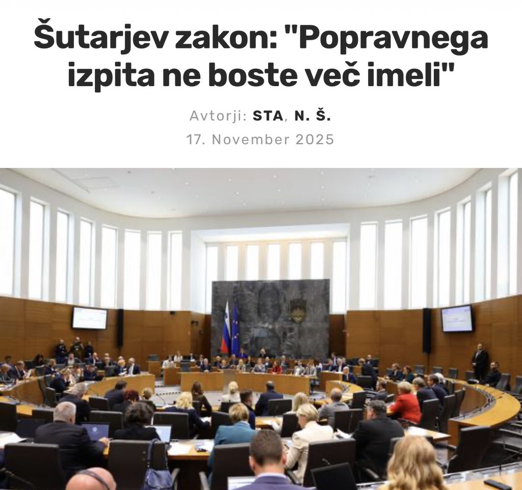 Pred <a href="/Drzavnizbor/">Državni zbor</a> popolnoma oskubljen #šutarjevzakon. 

Tresla se je gora, rodila se je miš.

Po pompoznih krikih orla v Novem Mestu  je danes na mizi le oskubljen golob.

Kljub temu bomo zakon podprli, da koalicija <a href="/vladaRS/">Vlada Republike Slovenije</a> ne bo imela več izgovorov za neukrepanje.
