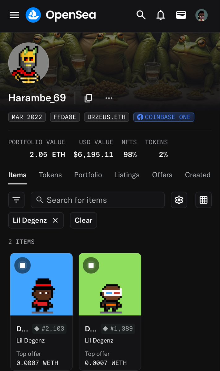 Welcome <a href="/Dr_Z_Media/">Dr Zeus</a> to <a href="/LilDegenzNFT/">Lil Degenz</a> 
I was so free and gifted you some 😁