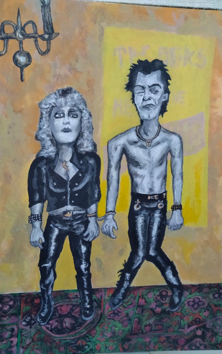 ted_cantu's tweet image. Series 1 has been released. Reproductions will be available in 30*40, 80*120, the Punk Series, info on these artworks will be on our upcoming web page link. #SexPistols #SidandNancy #theDamned #nectarineballroom #TedCantu #Art #Artists