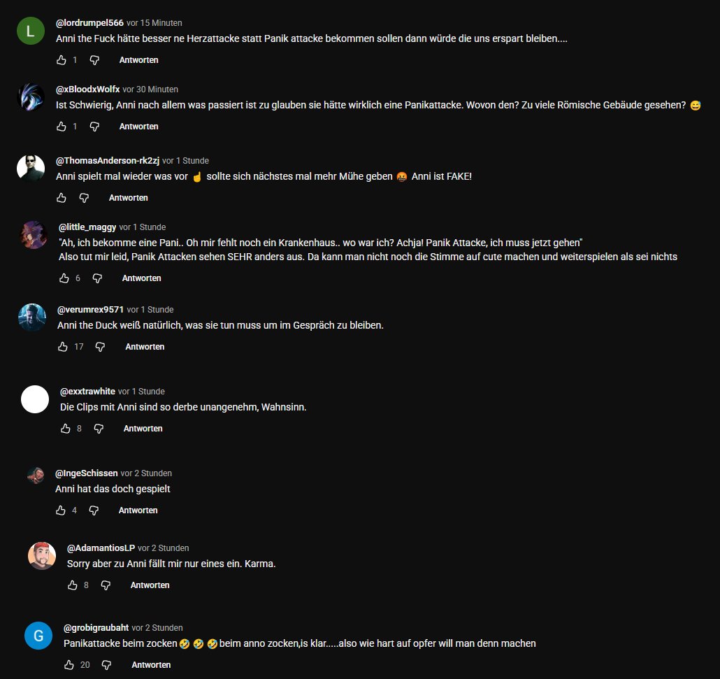 Es ist einfach nur unfassbar, was da für eine Flut an Hate-Kommentaren kommt 😮‍💨