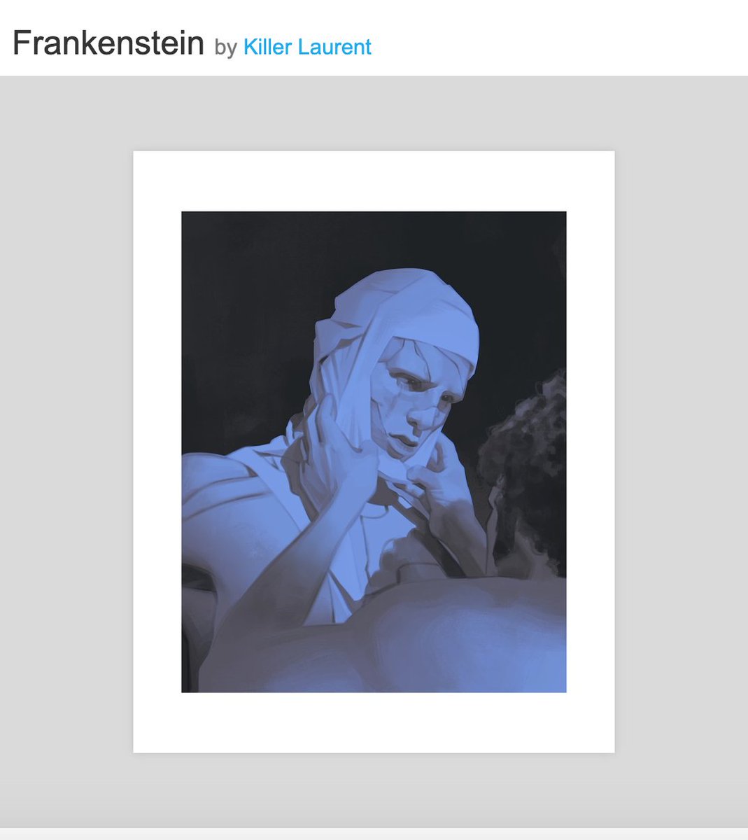 My Frankenstein artwork is now available on INPRNT! If you’d like a print, the link is in my bio. Thank you so much for the support 💛

#digitalart #illustration #printsforsale #inprnt #artprint #frankenstein #gothicart #horrorart #digitalartist  #darkart