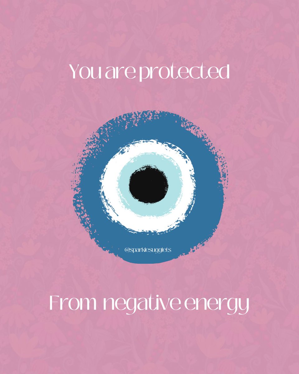 sparklesugglets's tweet image. You are protected from any negative energies