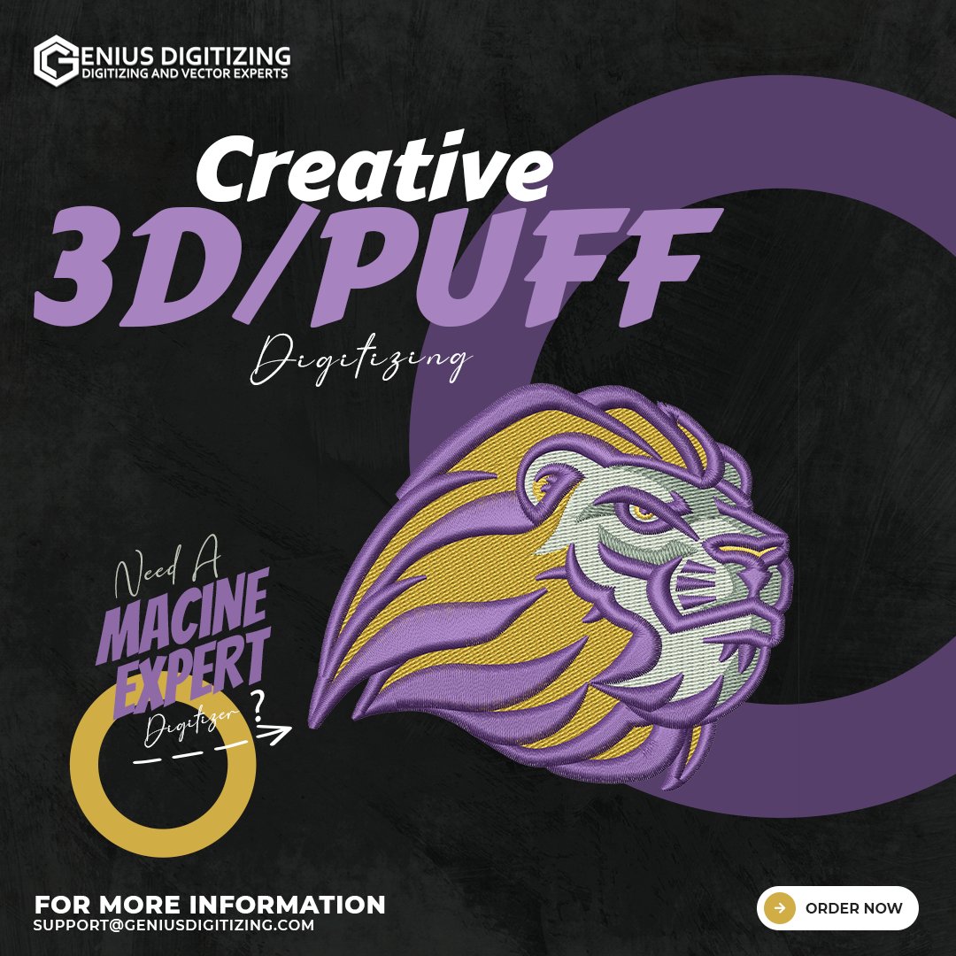 GeniusDigitizng's tweet image. 3D/Puff digitizing brings your logos and lettering to life with raised, eye-catching dimension.
#3DDigitizing #PuffDigitizing #embroiderydigitizing #customembroiderydigitizing #logodigitizing