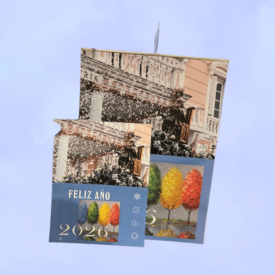 #TIENDA || ¡Siguen disponibles los calendarios del Año del Señor 2026 de Nuestra Señora de la Victoria! 📅 

Un año más, la Congregación pone a disposición de todos los hermanos y devotos dos formatos: de pared y de nevera, para que la Santísima Virgen esté presente cada día.