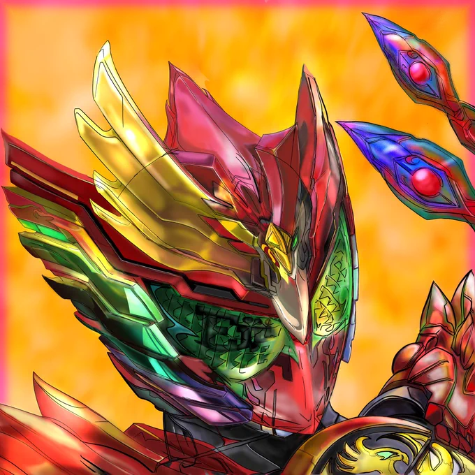 #お前が描いた特撮絵を見せろ 仮面ライダーオーズの世界 #火野映司は異世界で生きていた件