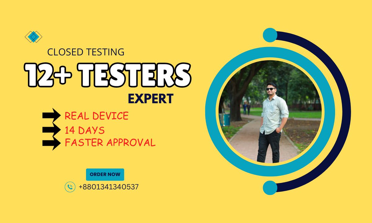 hassain_na67628's tweet image. Hello,Do you need 12+ testers for 14 days closed testing service?

I will provide 12+ testers with Google Play for 14 days 100 percent approval.

WhatsApp. wa.me/8801341340537

#apptesting #closetesting #12testar