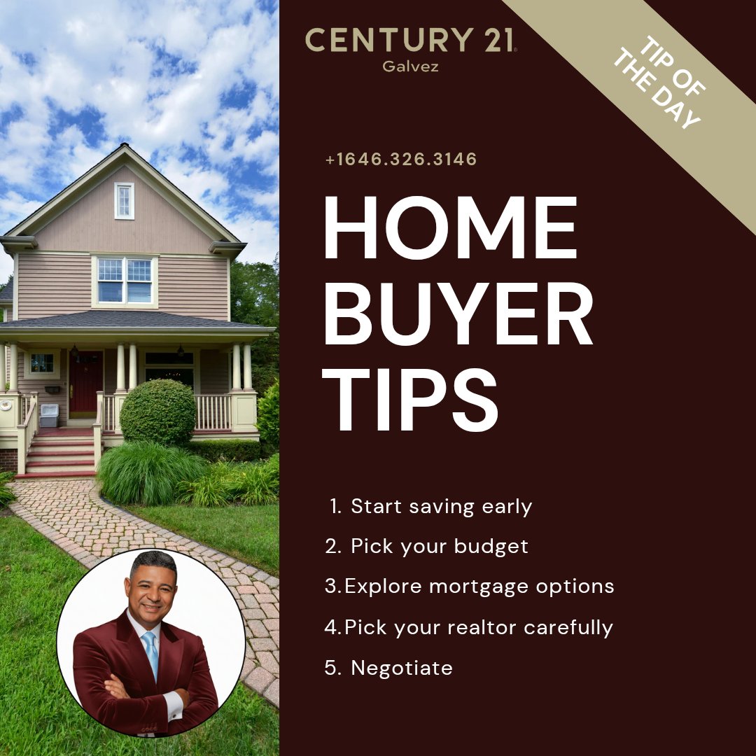 alexandergp3000's tweet image. 🏡 Smart Home Buyer Tips for a Successful Purchase ✨

Unlock your dream home with expert guidance from Century 21 Galvez! 🌟 
.
.
#HomeBuyerTips 🏡 #Century21Galvez ✨ #RealEstateAdvice 📌