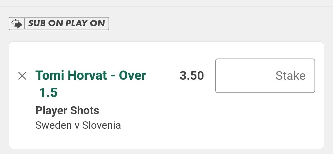 cashingpropss's tweet image. 🇸🇪Sweden vs Slovenia 🇸🇮

Found an angle I really like in this matchup tomorrow , sending early as odds will probably get slashed.

Tomi Horvat Over 1.5 Shots @ 3.50

Tomi Horvat Over 2.5 Shots @ 10.00

Tomi Horvat SOT Outside the Box @ 11.00

- Averages 2.0 shots from a deeper…