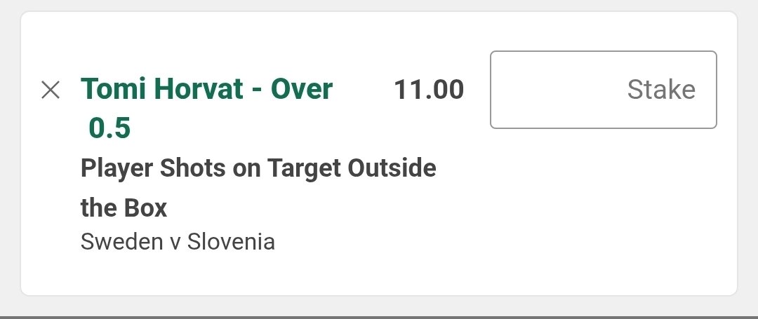 cashingpropss's tweet image. 🇸🇪Sweden vs Slovenia 🇸🇮

Found an angle I really like in this matchup tomorrow , sending early as odds will probably get slashed.

Tomi Horvat Over 1.5 Shots @ 3.50

Tomi Horvat Over 2.5 Shots @ 10.00

Tomi Horvat SOT Outside the Box @ 11.00

- Averages 2.0 shots from a deeper…