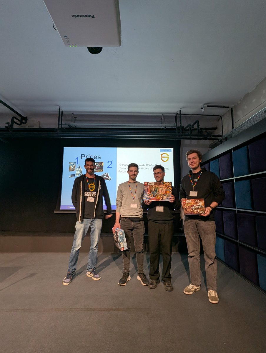SecCodeWarrior's tweet image. 🇩🇪 We had a fantastic time hosting one of our signature tournaments at #BSidesBerlin. Huge congratulations again to our winners! You brought the A-game. 🏆 Thanks to everyone who stopped by! #Cybersecurity