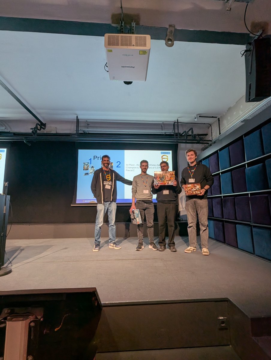 SecCodeWarrior's tweet image. 🇩🇪 We had a fantastic time hosting one of our signature tournaments at #BSidesBerlin. Huge congratulations again to our winners! You brought the A-game. 🏆 Thanks to everyone who stopped by! #Cybersecurity