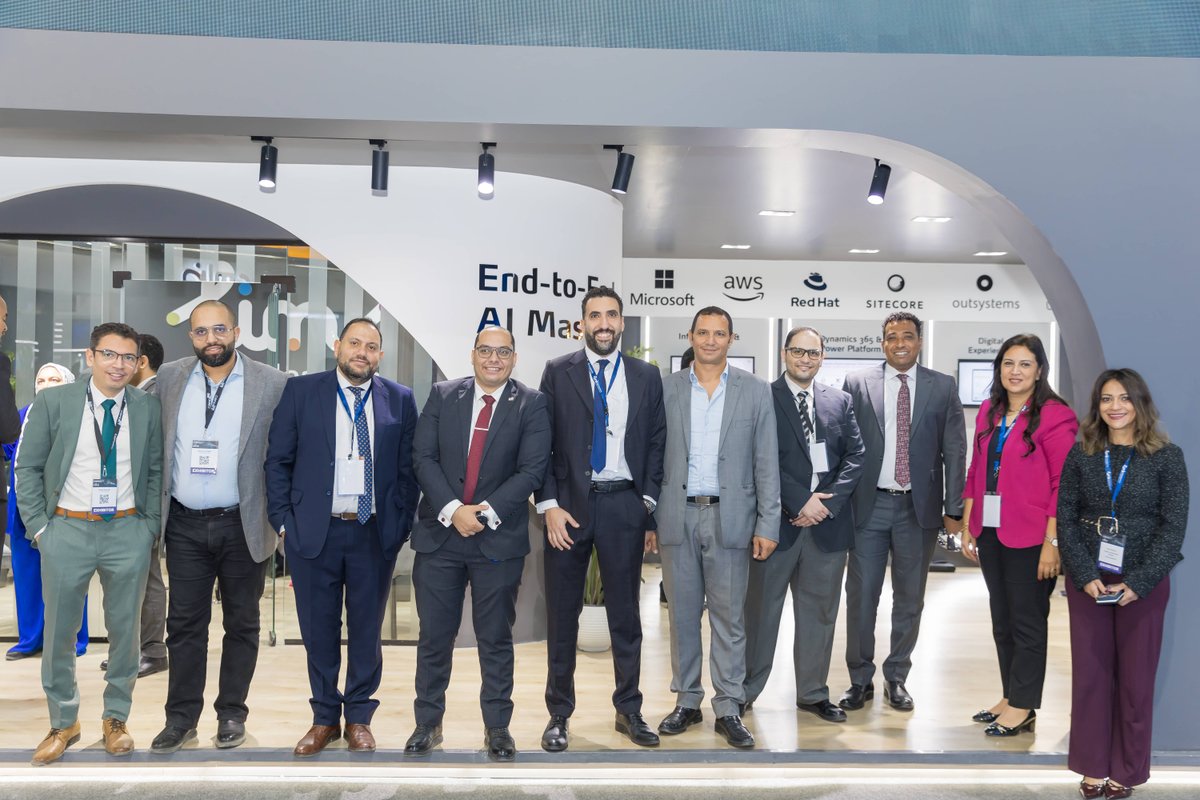 linkdevelopment's tweet image. Day 2 of Cairo ICT 2025 comes to a close with another strong showing of engagement and momentum.

Throughout the day, we had the opportunity to connect with industry leaders, government representatives, and valued partners who explored our latest innovations in Agentic AI, Cloud…