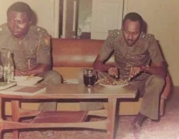 Muhammadu Buhari (of Daura, Katsina) &amp; Chris Ugokwe (of Ojoto, Anambra)

1983:
“Gen. Muhammadu Buhari was the Commanding Officer, 3rd Armored Division, and he called me that we must recapture the Islands… and we succeeded in recapturing all the islands &amp; added 2 more as bonus.”