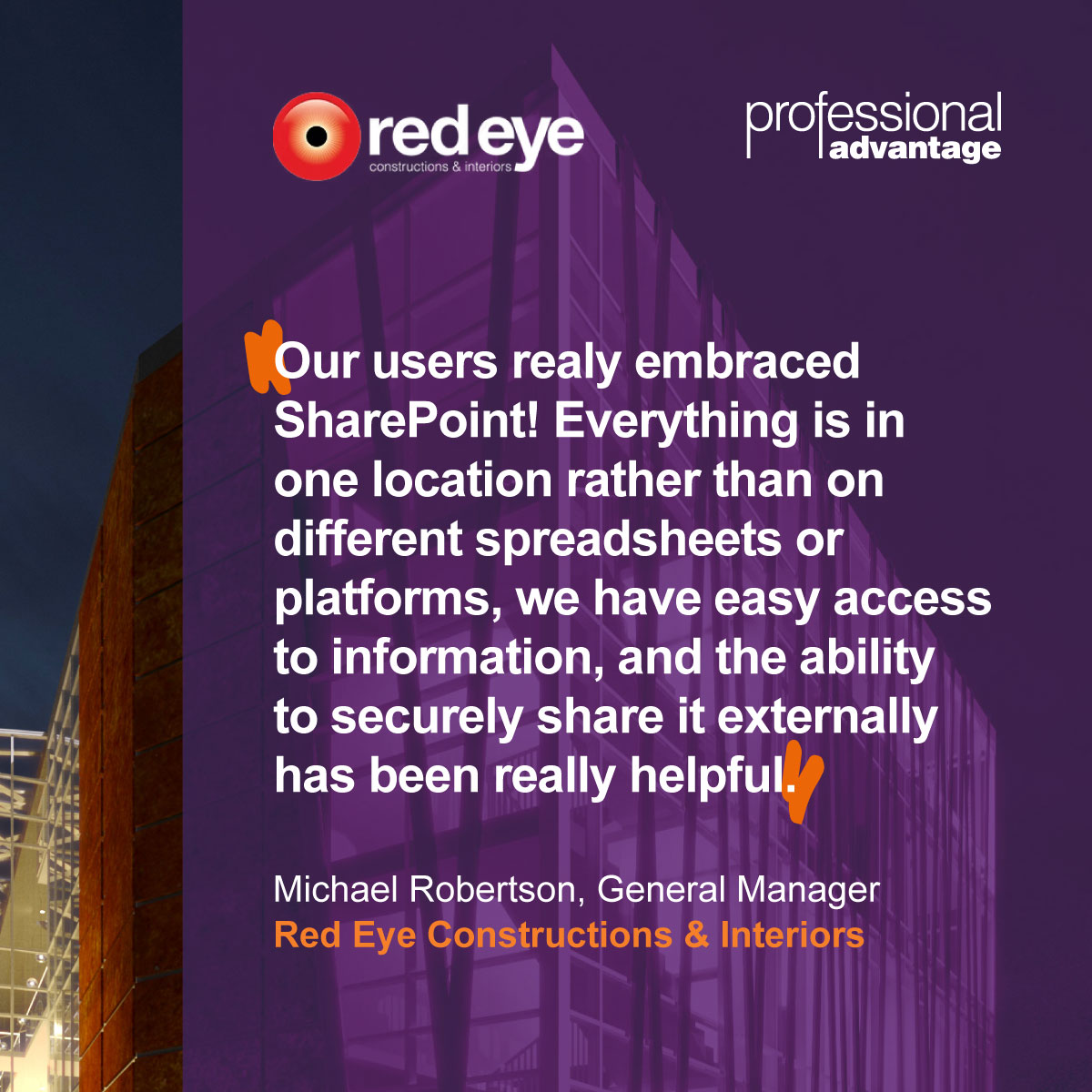 ProfessionalAdv's tweet image. 🏗️ Red Eye Construction replaced 4 systems with ONE using SharePoint in 5 weeks. Result? Better collaboration, version control &amp;amp; fewer errors. Tired of juggling tools? 

👉 okt.to/Xqak8h

#Construction #ConnectedJobSite #SharePoint #Collaboration