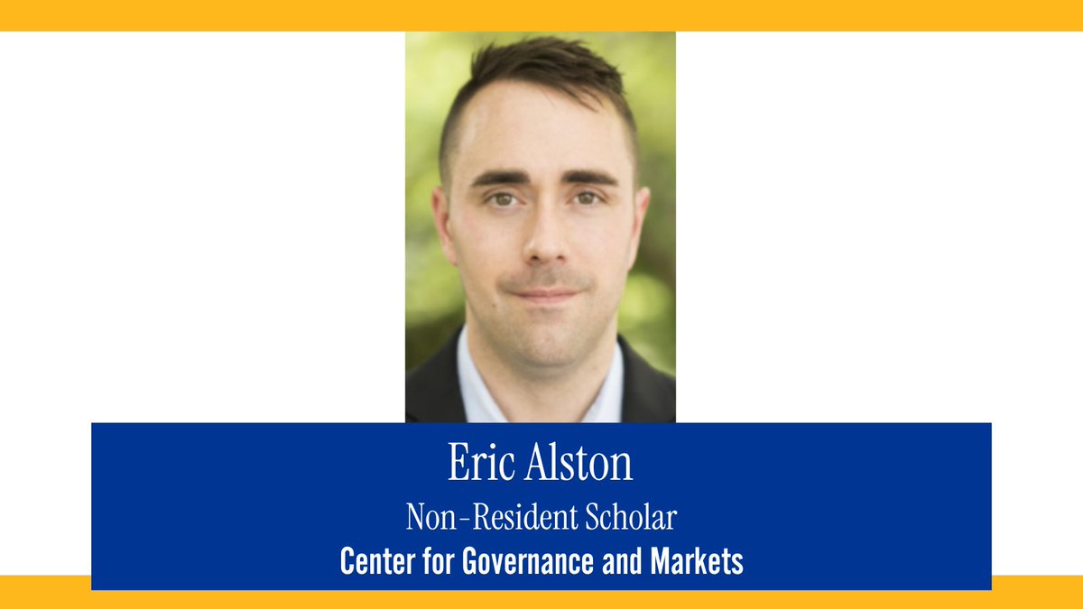 Center for Governance and Markets | Pitt tweet media