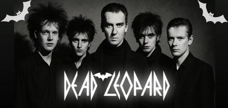 DefLeppardRB's tweet image. What If Def Leppard Was a Goth Band in the 80s? | Dead Leopard [AI Reimagined – Not Real]  LISTEN TO THE COMPLETE SONG @ RockBrigadeForum.com