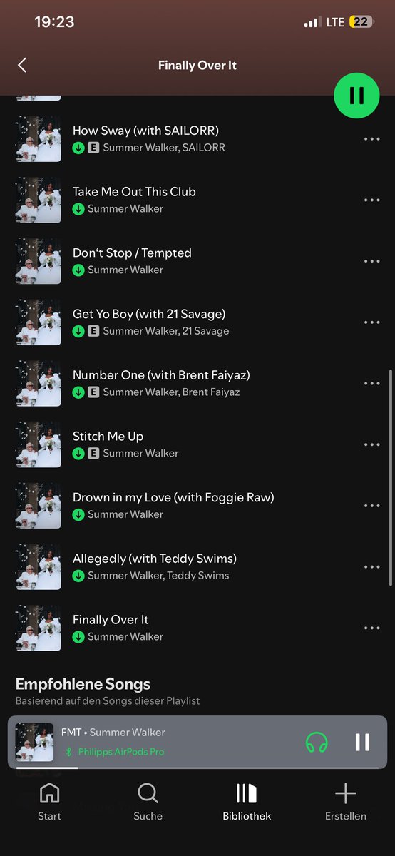 Fixed the summer walker album btw…