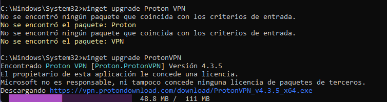 Puedes sacar el Linux de la Laptop... pero no puedes sacar al linuxero de dentro #Actualizando app de #Windows11 al mas puro estilo de servidores #Linux (por favor puristas del GNU dispensen la falta 🙏)