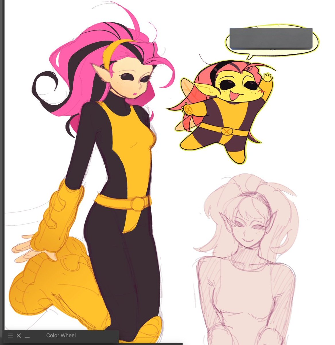 "you draw pixie so cute… more art of her please omg i’m in hell with no content of her" -&gt; a week late bc I was so sure I had posted these omg but yeah pixie !!! nanankat.straw.page