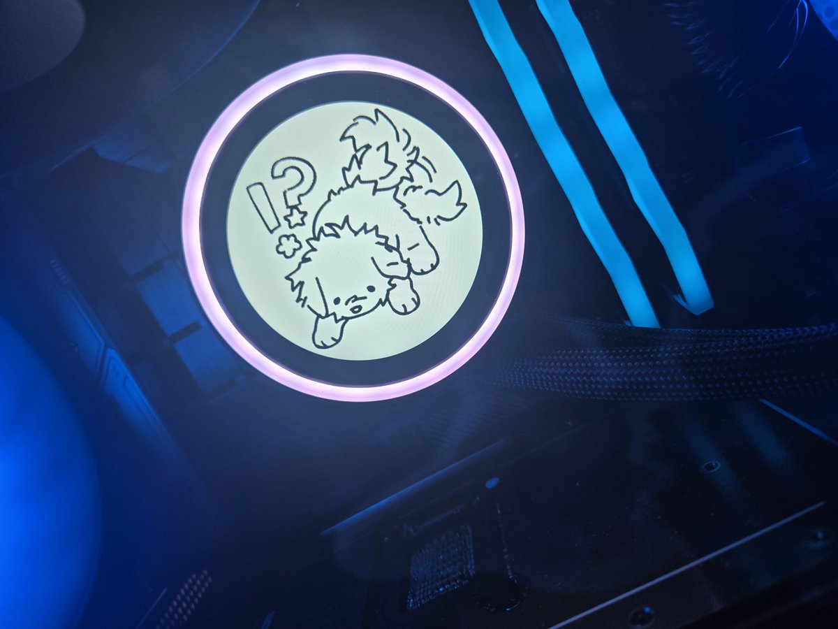 ghostspawncy's tweet image. there a puppy in my pc